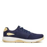 Women's Ballistic Trainers - Navy + White + Gold